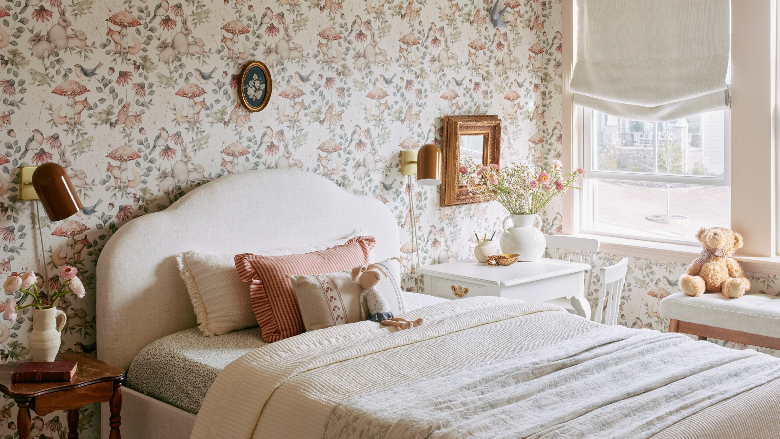 Charlotte Interior Design Firm Bodesign Studio invites you into a dreamy girl bedroom